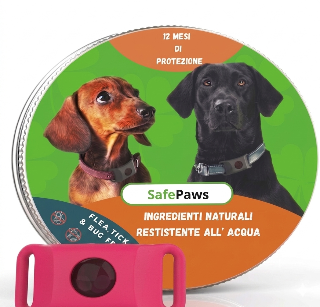SafePaws - anti zecche  naturale per cani e gatti