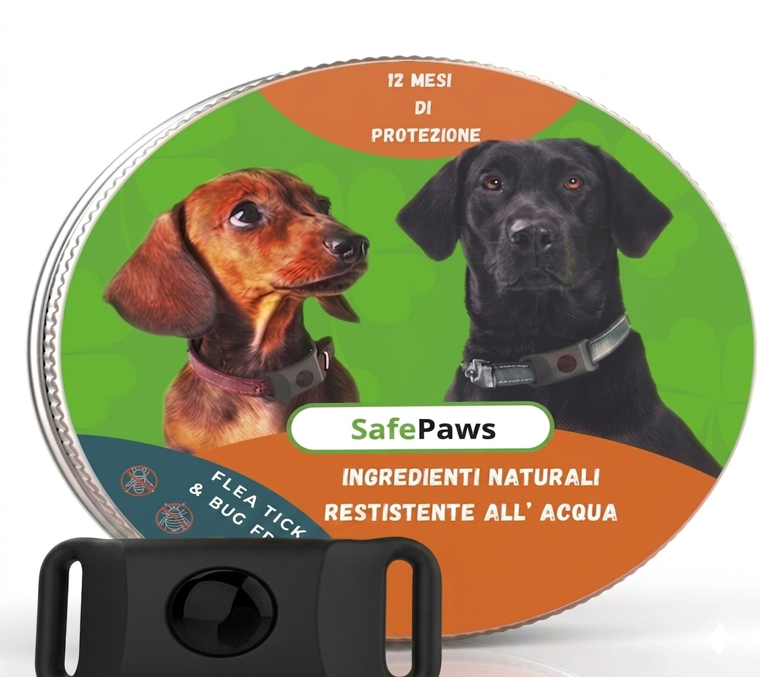 SafePaws - anti zecche  naturale per cani e gatti